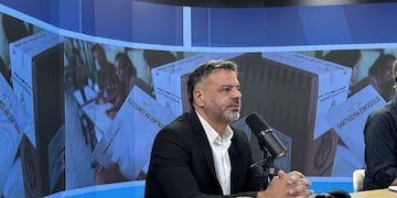 Román Huespe, candidato por "Talleres somos todos", insiste en mostrarse como una alternativa moderada a la gestión de Andrés Fassi.