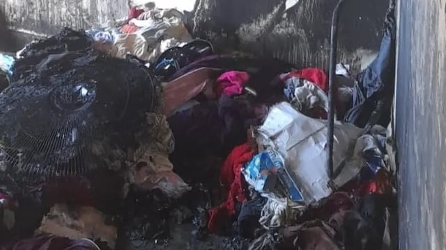 La joven madre perdió casi todo por el incendio en su hogar. Afortunadamente, sus hijos resultaron ilesos.