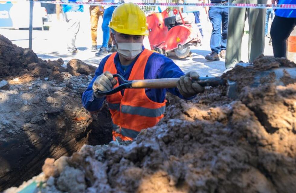 Comenzaron las obras de saneamiento para Villa El Libertador