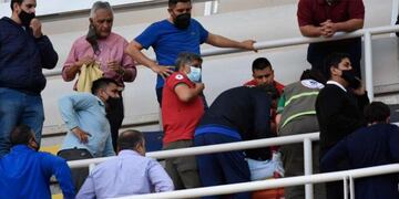 Un dirigente de Güemes se descompensó en el estadio.