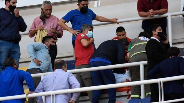 Un dirigente de Güemes se descompensó en el estadio.