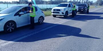 Controles de tránsito en distintos puntos de Tres Arroyos