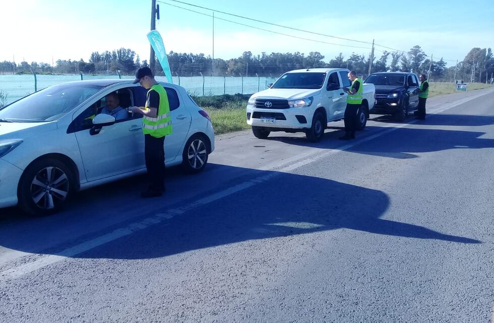 Controles de tránsito en distintos puntos de Tres Arroyos
