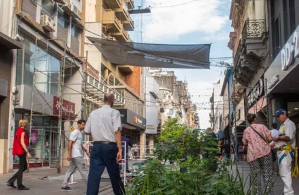 “Islas de sombra”: polémica por los toldos que colocaron en la peatonal Córdoba
