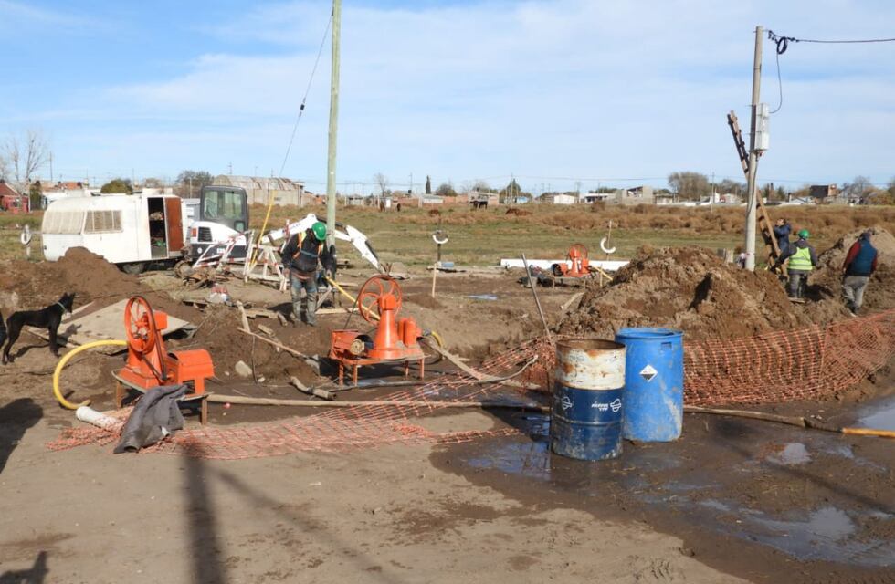 Reclaman controles sobre las obras de cloacas en Nueva Bahía Blanca