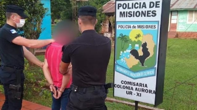 Detuvieron a un hombre acusado de prender fuego la vivienda de otro en Colonia Aurora.