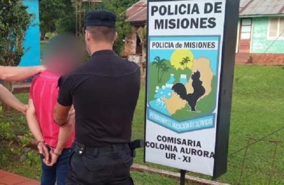 Detuvieron a un hombre acusado de prender fuego la vivienda de otro en Colonia Aurora