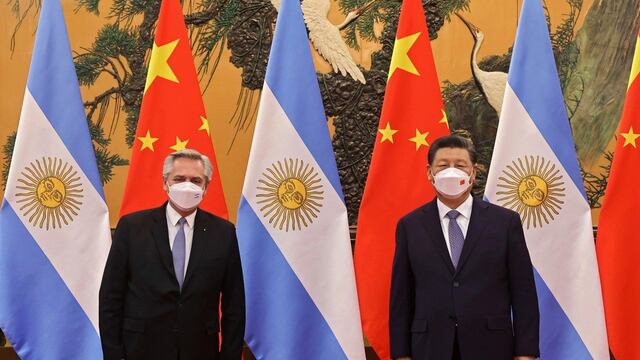 Otra vez juntos: Alberto Fernández se reunirá con Xi Jinping en China. Foto: AP.