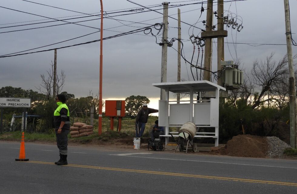 Repusieron la garita de colectivos en ingreso a Villa del Mar