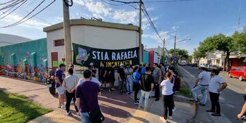 Reclamo de trabajadores frente a Marengo