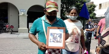 Tomás Flores, el padre de la pequeña Pamela.