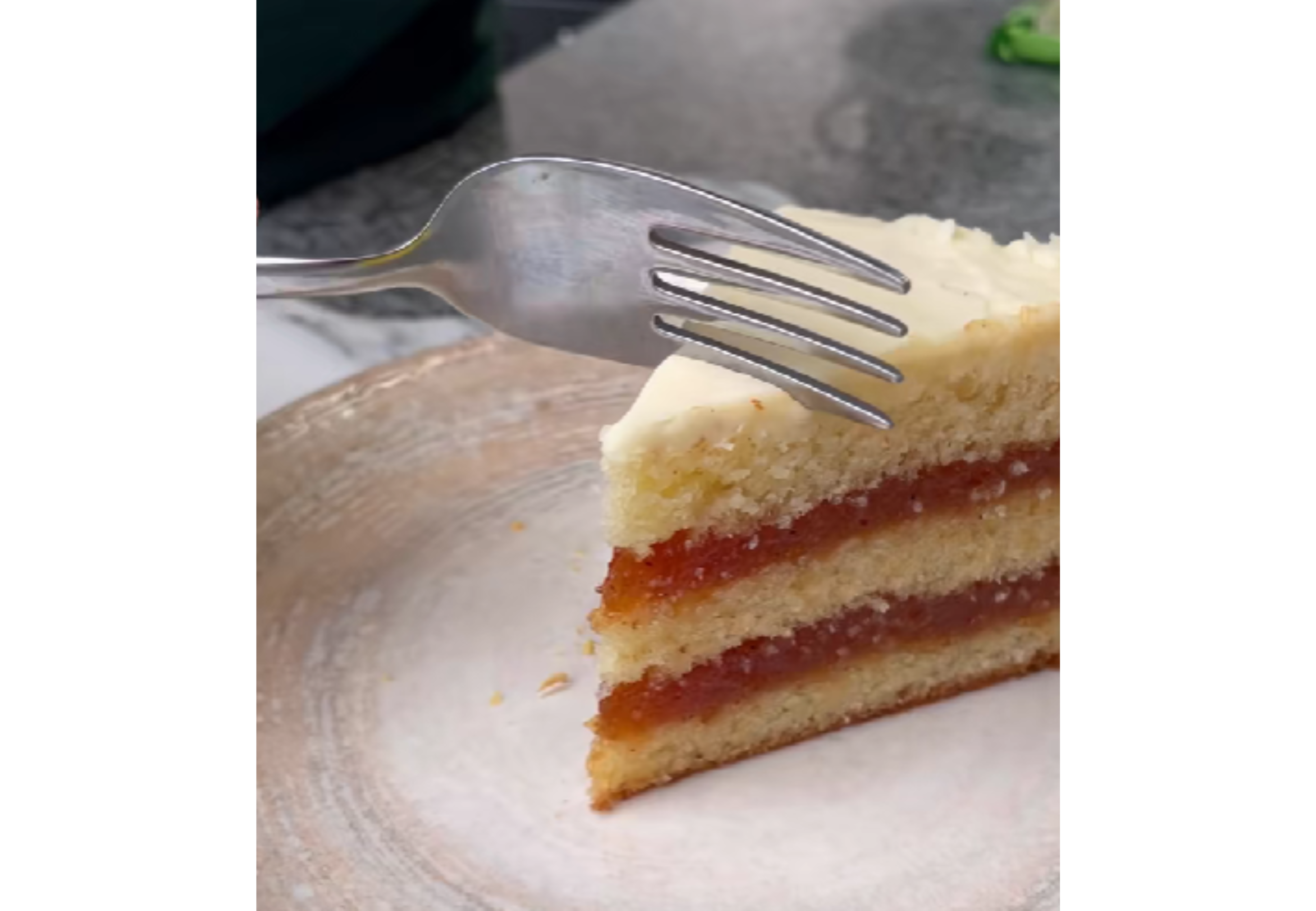 Así queda la torta.