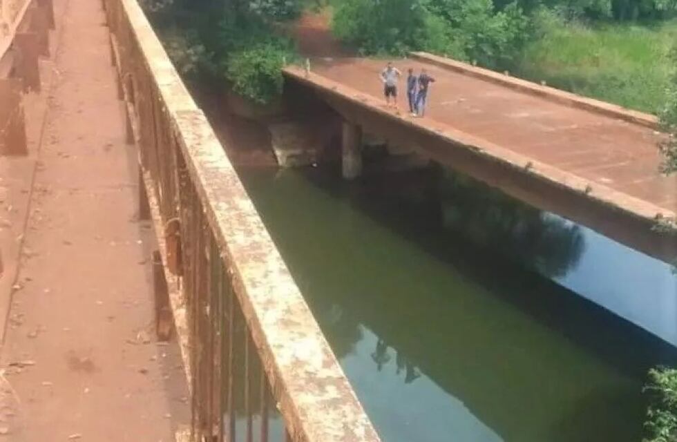 Padre e hija cayeron a un arroyo en Wanda y fallecieron