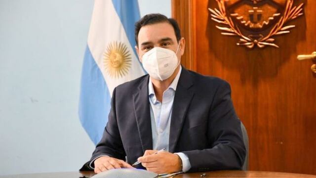 El Gobernador Gustavo Valdés hizo anuncios este miércoles por la mañana (Gobernación de Corrientes).