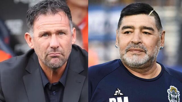 Dabove y Maradona.