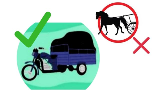 Sustitución de los equinos por motocargas