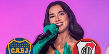 ¿River o Boca? Dua Lipa posó con una camiseta en la previa del Superclásico y eligió su equipo