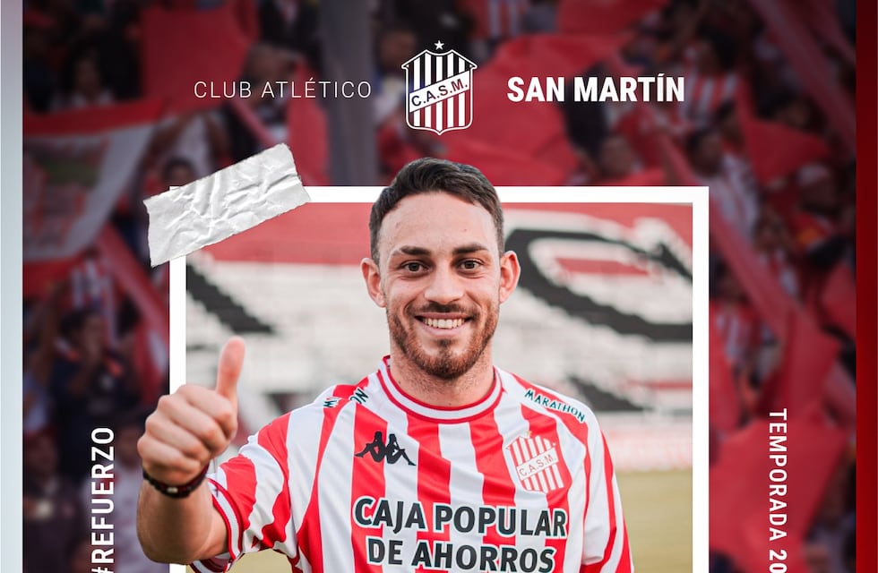 Nahuel Ezequiel Gallardo el hijo del “Muñeco· ya está en San Martín