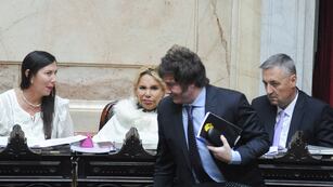 El diputado y candidato presidencial Javier Milei aportó al quórum para tratar la nueva ley de alquileres (Archivo)