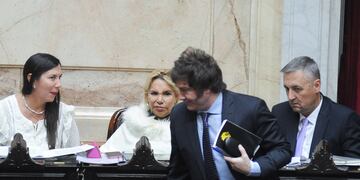 El diputado y candidato presidencial Javier Milei aportó al quórum para tratar la nueva ley de alquileres (Archivo)