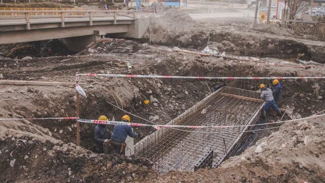 Avanzan los trabajos del nuevo puente sobre el Arroyo Grande