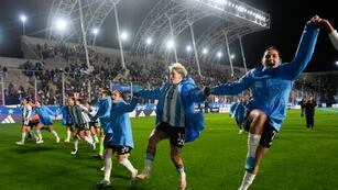 Las jugadoras de la selección de Argentina se preparan para su debút en la Copa del Mundo (AP Foto/Natacha Pisarenko)