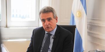 Agustín Rossi habló sobre las Elecciones 2023. Foto: Federico López Claro  / La Voz