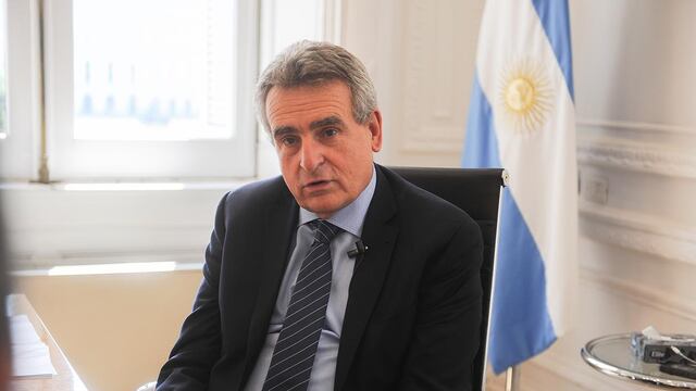 Agustín Rossi habló sobre las Elecciones 2023. Foto: Federico López Claro  / La Voz