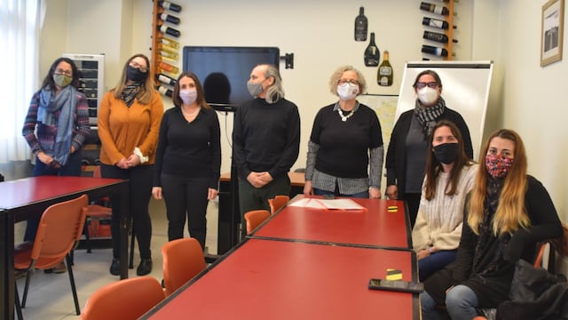 Fue en el marco del proyecto de extensión universitaria “Tejiendo vínculos, construyendo herramientas para la libertad”