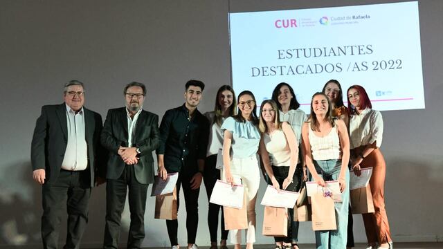 Distinguieron a 62 estudiantes de las universidades de Rafaela