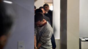 Néstor Soto se presenta a declarar en la Fiscalía por el femicidio de Catalina Gutiérres. (Pedro Castillo / La Voz)