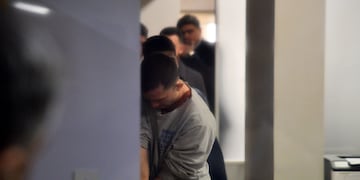 Néstor Soto se presenta a declarar en la Fiscalía por el femicidio de Catalina Gutiérres. (Pedro Castillo / La Voz)
