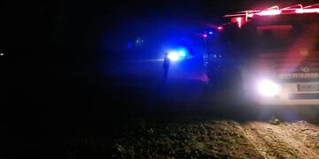 Bomberos y Defensa Civil de Malargüe debieron sofocar un incendio de campo.