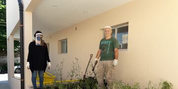 Plantas nativas en el Hospital Materno Infantil