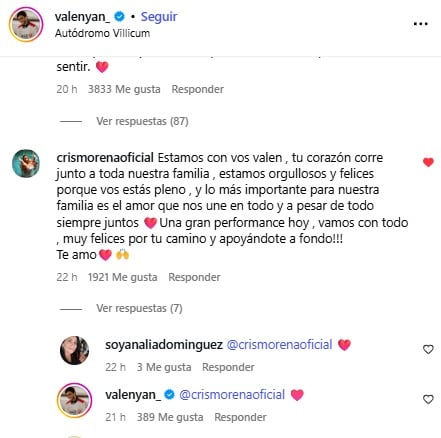 Cris Morena en Instagram.