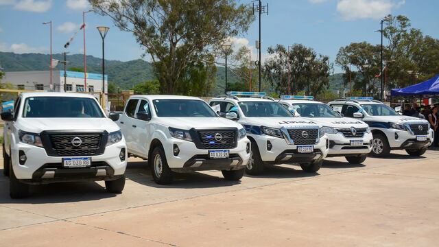 Las nuevas unidades puestas en servicio en el marco de la presentación de los operativos de seguridad para fin de año y Verano Seguro.