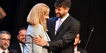 Santiago Halle junto a Rosario Romero.