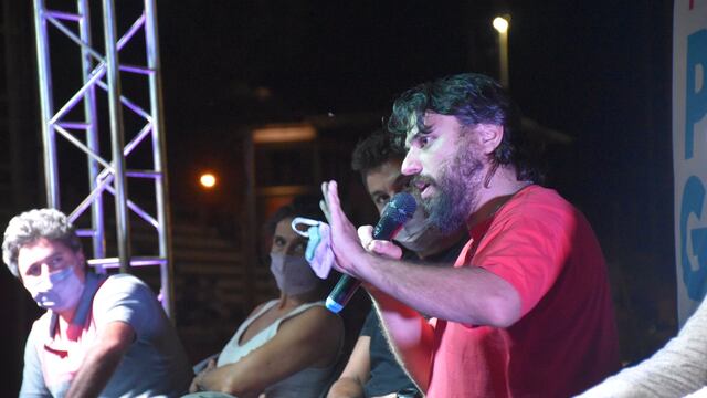 El referente del Movimiento de Trabajadores Excluidos (MTE) presentó el Plan de Desarrollo Humano Integral. (Patria Grande Rosario)