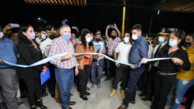 En Aguilares, Jaldo inauguró la Costanera del Río Medina