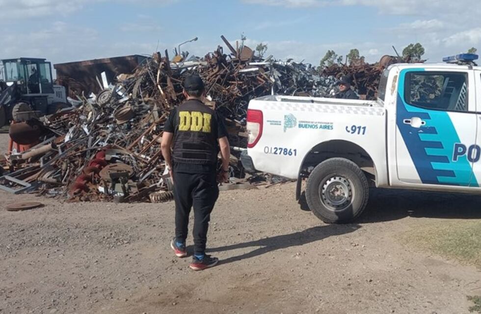 Tres Arroyos: clausuran una chatarrería por falta de documentación