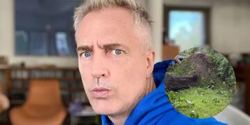 Marley mostró los destrozos que hizo el temporal en su casa.