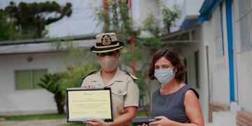 Igualdad y equidad: Leticia Díaz es la primera mujer en ocupar una jefatura en Prefectura