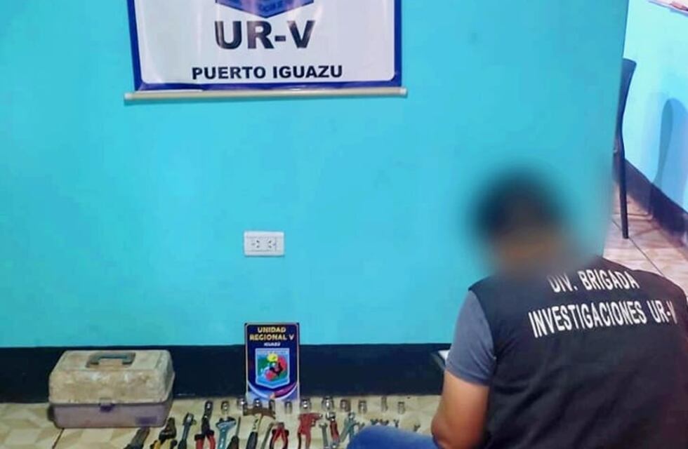 Recuperan herramientas de construcción robadas en Puerto Iguazú