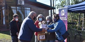 Montecarlo: se recepcionó la Canasta Viajera por la Semana Continental de Semillas Nativas y Criollas.