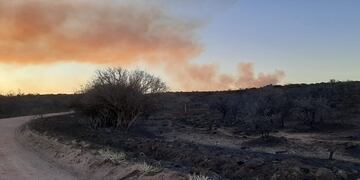 El fuego arrasó 13 mil hectáreas en los departamentos de Tulumba y Sobremonte. Desolador (La Voz).
