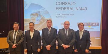Carlos-Rebora-Tesorero-FADEEAC-FPT-Guillermo-Canievsky-Secretario-FPT-Sergio-Ruppel-Presidente-FPT-Cristian-Sanz-Presidente-FADEEAC-Guillermo-Werner-Secretario-General-FADEEAC