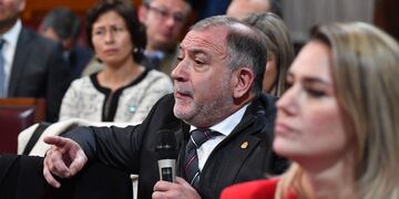 El senador Luis Juez habló previo a su asunción en la Magistratura.
