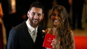 Lionel Messi y Antonela Roccuzzo se casaron el viernes 30 de junio de 2017 en City Center Rosario.