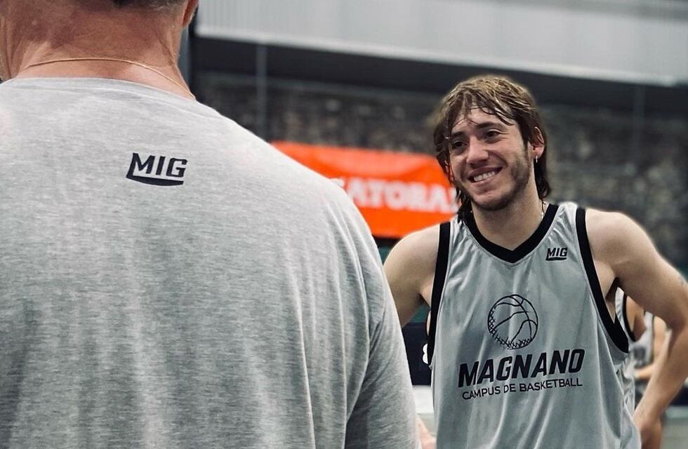 Paulo Londra tiró para tres: participó del campus de Rubén Magnano