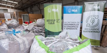 “Reciclá y viajá”: comenzó el pesaje de los envases PET